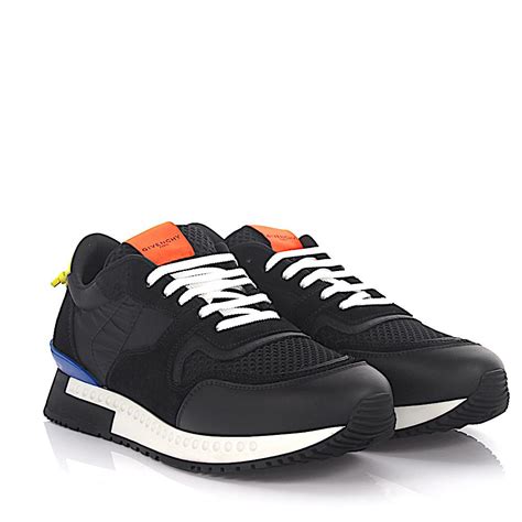 givenchy runner black|givenchy leather sneakers.